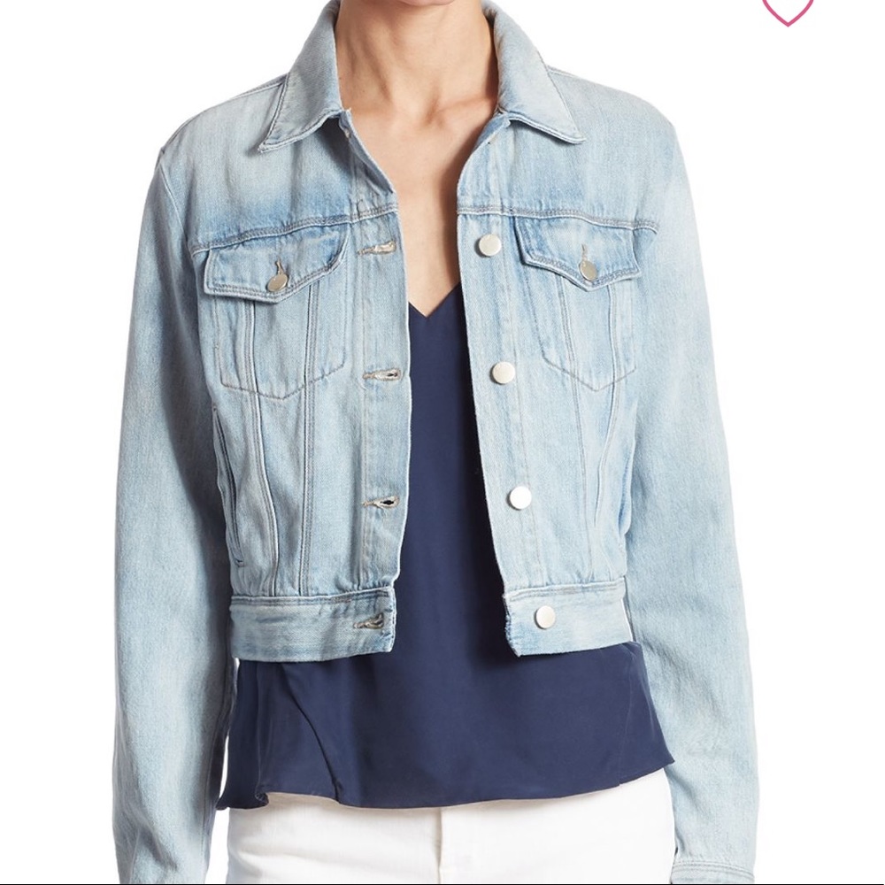 J Brand Harlow Shrunken Denim Jacket
